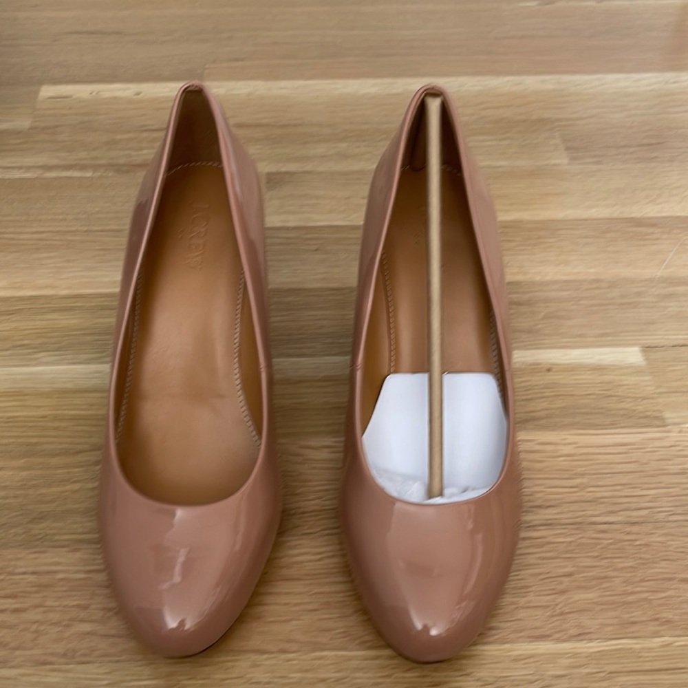 J.Crew wedge pumps. Brand new, never been worn. In original box with packaging.